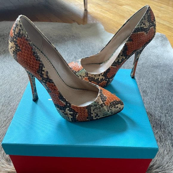 Jean Michel Cazabat Zoe Python Pumps-Size 36 - Picture 4 of 4